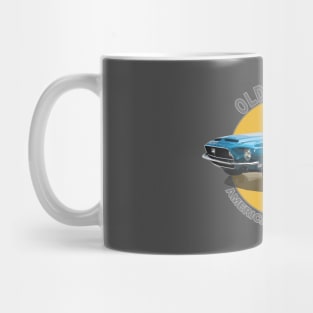 Shelby GT 500 American Muscle Car 60s 70s Old is Gold Mug